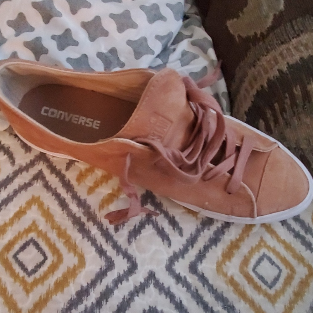 Blush pink converse
